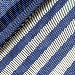 Tela Sintética Listrada Marinho 100% PVC Material para Bolsas, Brindes e Artesanato (0,50 x 1,40m)