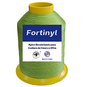 Linha de Nylon Bonfio Gramatura 60 Nº 751 (100% Poliamida) Cor Verde Abacate - Para Costura de Couro e Afins