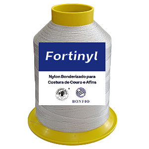 Linha de Nylon Bonfio Gramatura 60 Nº 902 (100% Poliamida) Cor Cinza Claro - Para Costura de Couro e Afins
