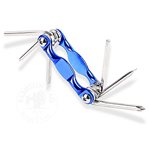 Conjunto de Chaves Multifuncional 6 em 1 Pegada Ergonômica e Alta Versatilidade