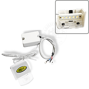 Luminaria Led Tampa Protetora Overloque Siruba C/ Visor Acrilico