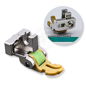 Calcador 3 em 1 Teflon Doméstico C/ Rolete