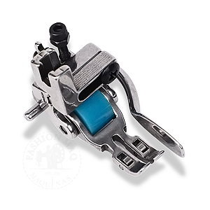 Calcador Reta 3 em 1 Metal C/ Rolete Catracado e C/ Guia de Matelasse