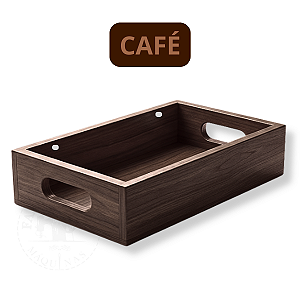 Base MDF P/ Máquina de Costura Café
