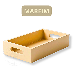 Base MDF P/ Máquina de Costura Marfim