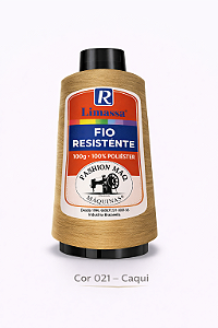 Fio Resistente Cor 021 Caqui 100g Marca Resistente 100% Poliéster#
