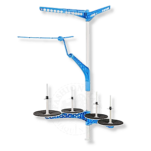 Porta Fio 4 Cones Tipo Siruba Plástico Reforçado