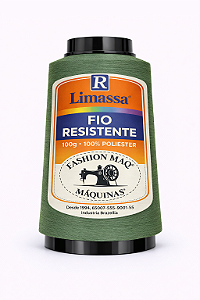 Fio Resistente Cor 123 Selva 100g Marca Resistente 100% Poliéster