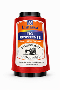 Fio Resistente Cor 196 Ferrari 100g Marca Resistente 100% Poliéster#