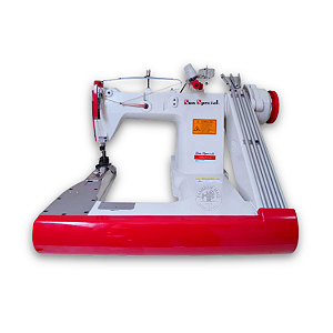 Máquina de Costura Industrial Fechadeira de Braço Sun Special SS928D Direct Drive 3 Agulhas