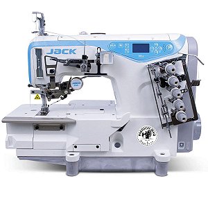Máquina de Costura Industrial Galoneira Jack Eletrônica W5E 220v C/ Funções Automáticas