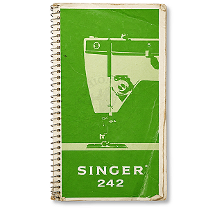 Manual de Máquina de Costura Doméstica Singer 242 Original