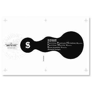 Manual de Máquina de Costura Doméstica Singer Facilita Premium / Expressão / Estilo / Criativa Original