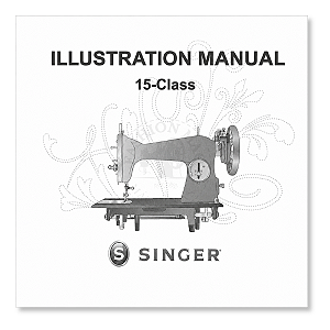 Manual de Máquina de Costura Doméstica Singer 15C Original