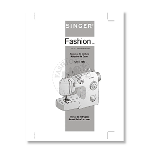 Manual de Máquina de Costura Doméstica Singer Fashion 4205 / 4210