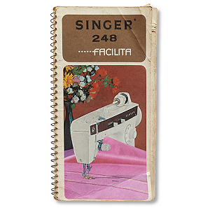 Manual de Máquina de Costura Doméstica Singer Facilita 248 Original