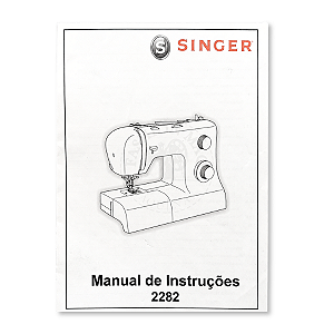 Manual de Máquina de Costura Doméstica Singer 2282 Original