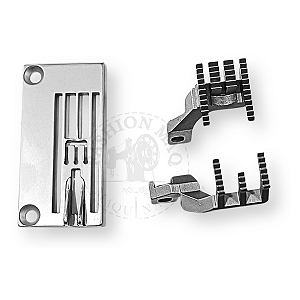 Conjunto Chapa de Agulha / Dente / Galoneira W500