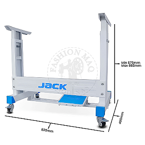 Ferragem P/ Máquina de Costura Jack Industrial c/ Rodinhas