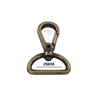 Mosquetão 25mm Ouro Velho