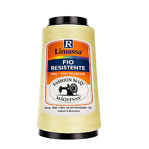 Fio Resistente Cor 001 Amarelo Bebê 100g Marca Resistente 100% Poliéster#