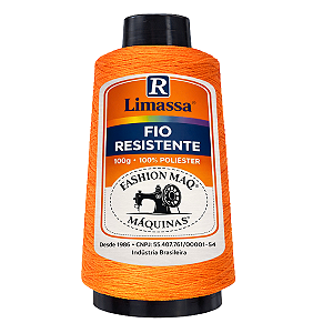 Fio Resistente Cor 005 Cenoura 100g Marca Resistente 100% Poliéster