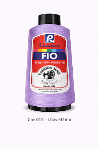 Fio Resistente Cor 015 Lilás 100g Marca Resistente 100% Poliéster