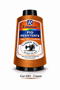 Fio Resistente Cor 023 Castor 100g Marca Resistente 100% Poliéster#