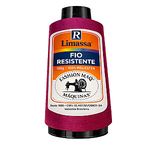 Fio Resistente Cor 036 Uva 100g Marca Resistente 100% Poliéster