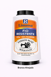 Fio Resistente Cor 067 Alvejado 100g Marca Resistente 100% Poliéster