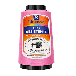 Fio Resistente Cor 108 Chiclete 100g Marca Resistente 100% Poliéster