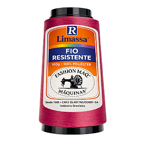 Fio Resistente Cor 195 Azaléia 100g Marca Resistente 100% Poliéster#