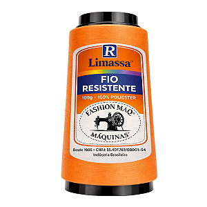 Fio Resistente Cor 113 Orange 100g Marca Resistente 100% Poliéster