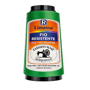 Fio Resistente Cor 125 Menta 100g Marca Resistente 100% Poliéster