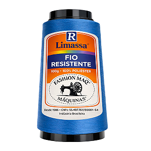 Fio Resistente Cor 212 Azulão 100g Marca Resistente 100% Poliéster
