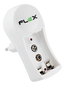 Carregador de Pilha Recarregavel Flex FX-C11 Bivolt Automático