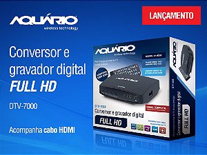 Conversor Digital Aquario DTV-7000s