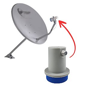 Lnb Universal 1 Saida Simples Banda Ku Lnbf - Proeletronic