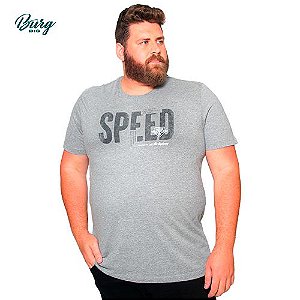 Camiseta Gola Careca Manga Curta Plus Size