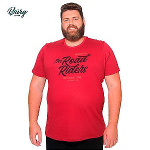 Camiseta Gola Careca Manga Curta Plus Size