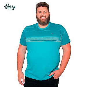 Camiseta Gola Careca Manga Curta Plus Size