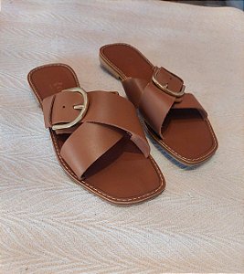 RASTEIRINHA X COURO TERRACOTA COM FIVELA