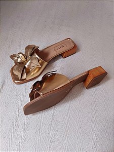 TAMANCO JASMIM COURO DOURADO