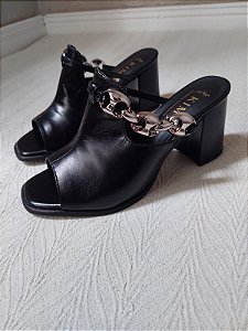 TAMANCO LARISSA PRETO COURO