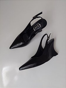 SCARPIN SLINGBACK CAMÉLIA PRETO