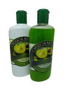KIT SHAMPOO + CONDICIONADOR ABACATE