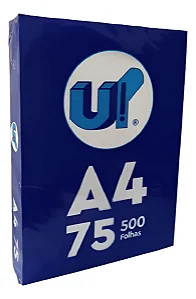 Papel Sulfite A4 Resma 75g C/ 500 Fls - UP
