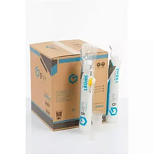 Copo Descartável Transparente 180ML CX C/2500 Uni.