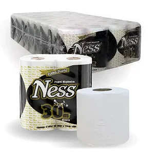 Papel Higiênico Folha Dupla C/64 Rolos - Ness