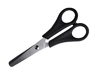 TESOURA ESCOLAR BLACK 13CM JOCAR